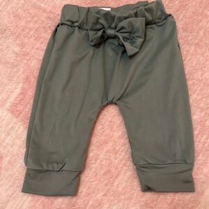 Kids Green Bow-Tie Bottoms